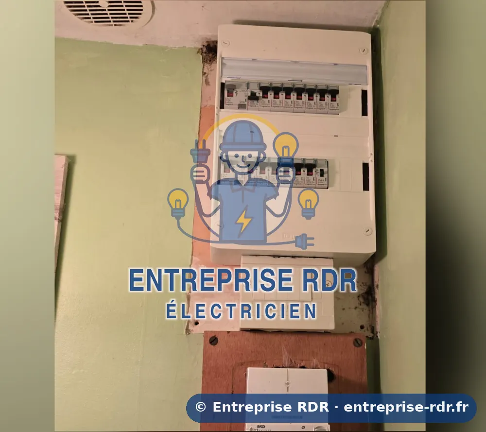 Tableau électrique neuf posé par Entreprise RDR